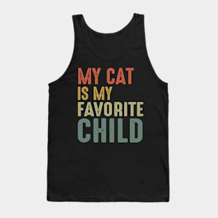 My Cat Is My Favorite Child Tank Top